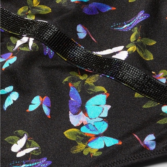 New! Victoria’s Secret rhinestone bling butterfly print one piece 27644 - Picture 4 of 12